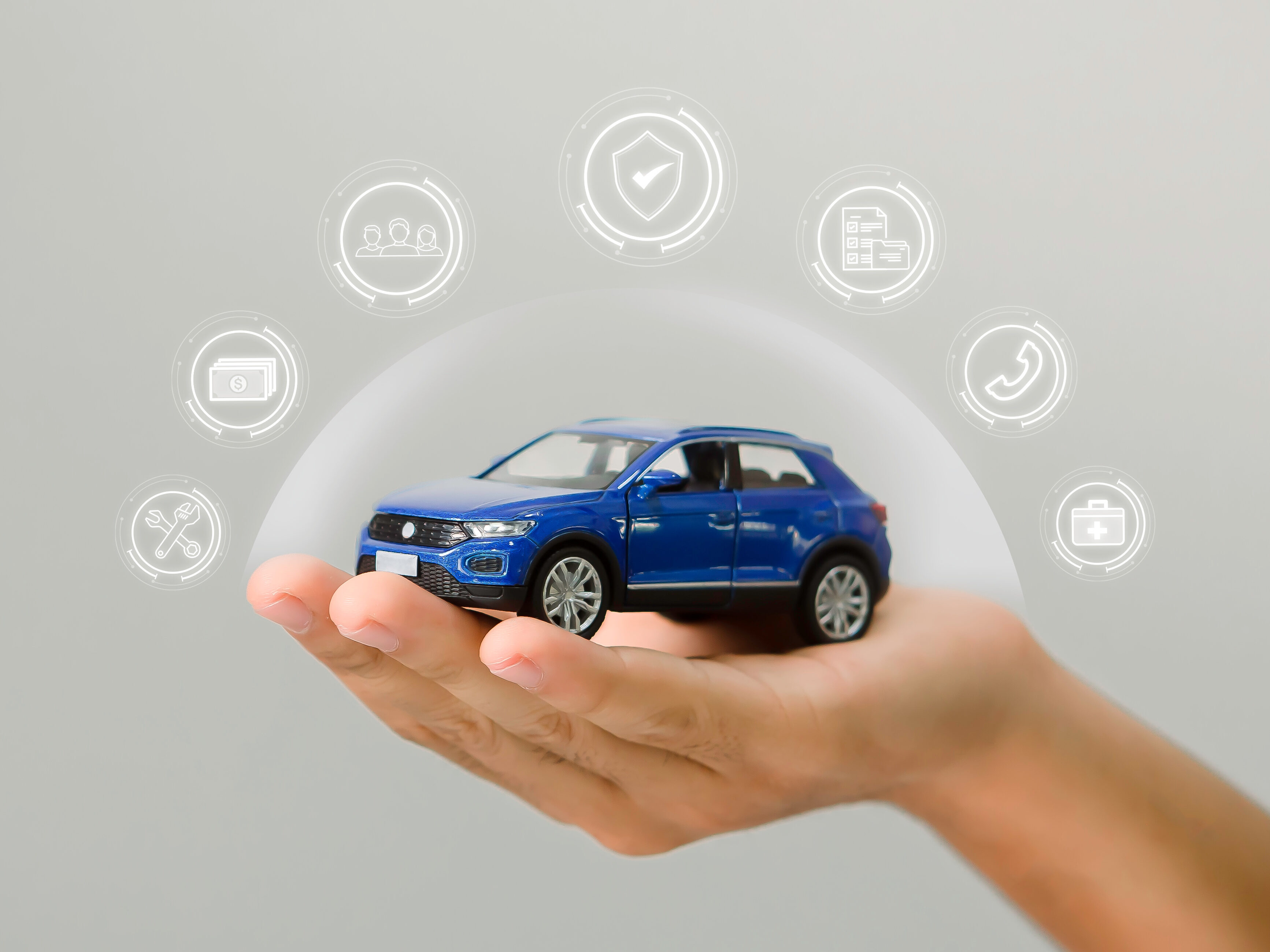 Vehicle management and inspection concepts, insurance, and repair coverage covering your vehicle for financial security.